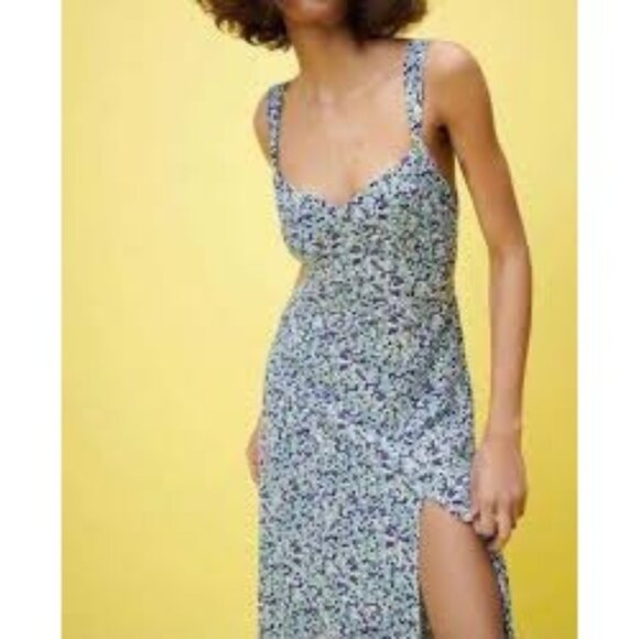 Zara Floral Print Maxi Dress - Picture 1 of 7
